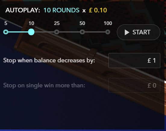 auto spins roulette selector