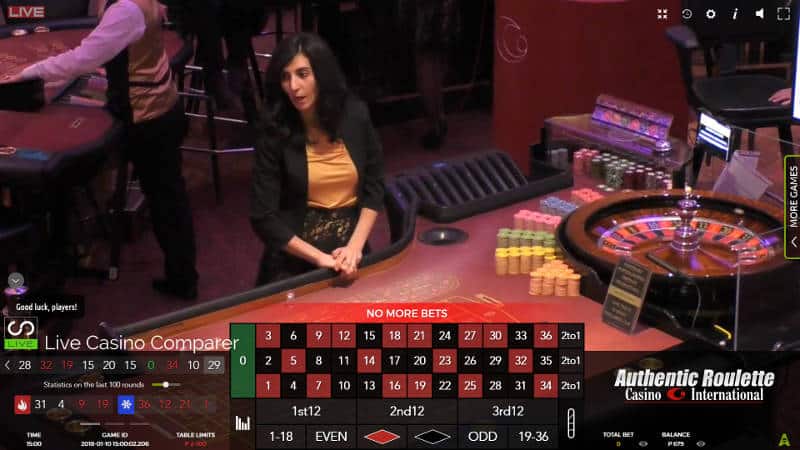 casino international live roulette table