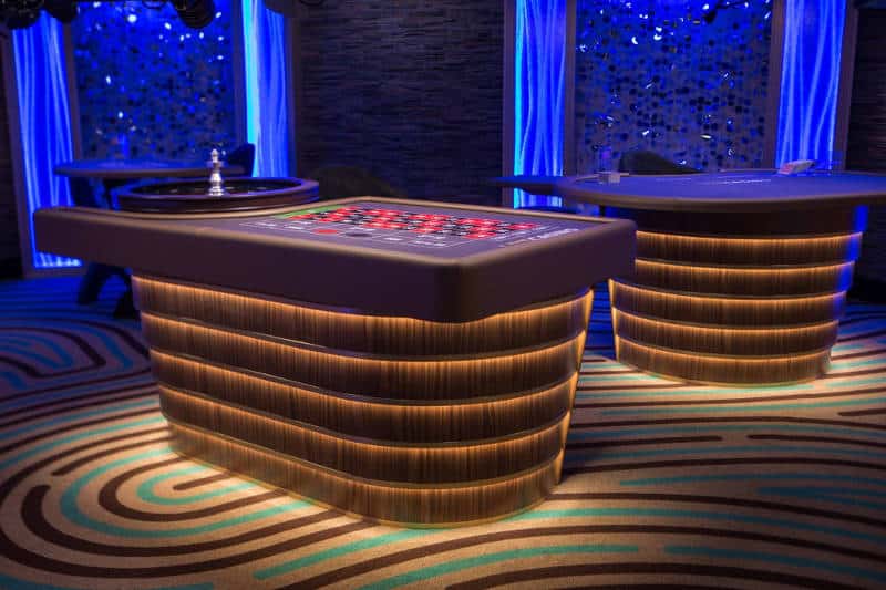 Roulette Table in Evolutions new Canadian Live Casino Studio 