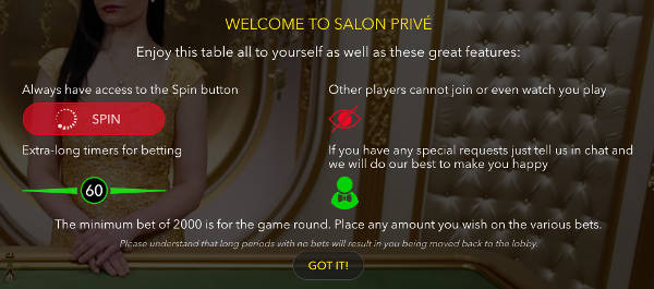 welcome to the salon prive