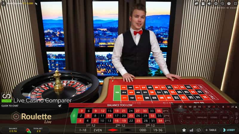 Norwegian roulette male dealer