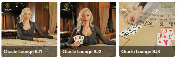 portomaso oracle live blackjack dealers