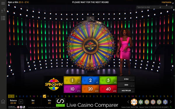 live spin a win