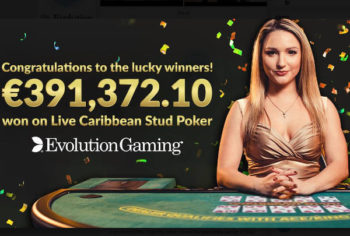 Evolution's €391,372.10 Progressive Jackpot