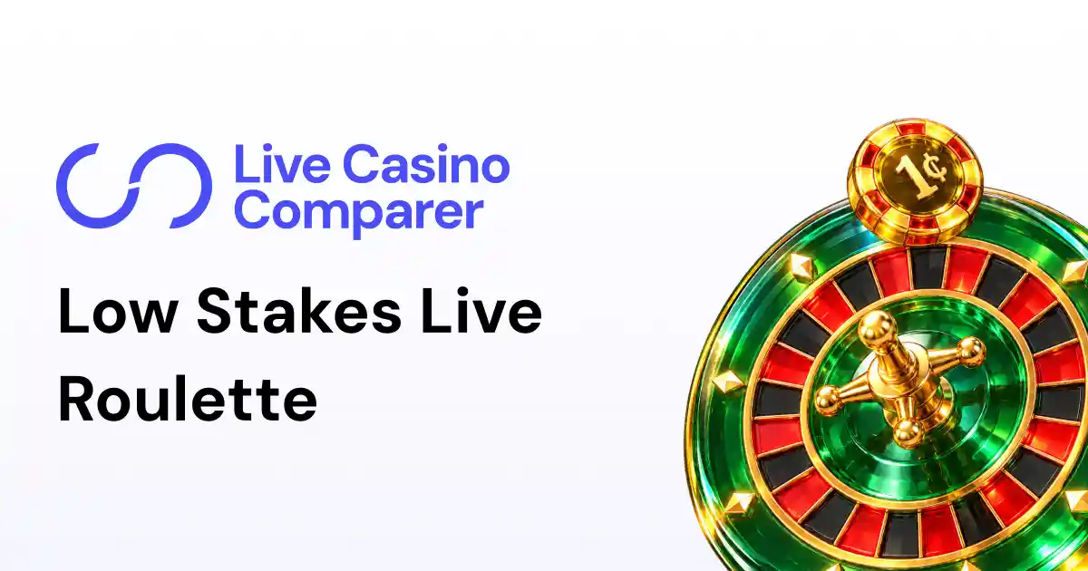 Minimum bets and table limits in Low Stakes Live Roulette games
