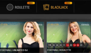Playtech Football Blackjack & Football Roulette
