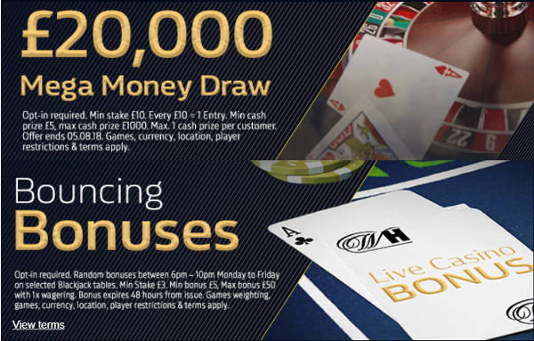 Prize Draw at William Hill