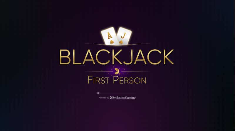 evolution First Person Blackjack Splash Screen