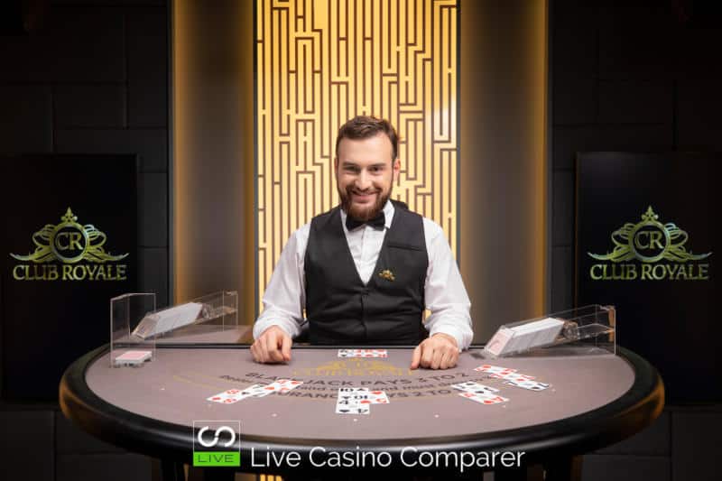 club royale live casino Blackjack table 3