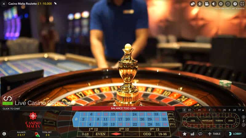 casino malta dual play roulette