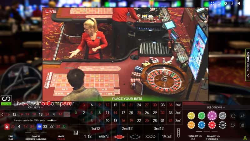 aspers live dealer roulette