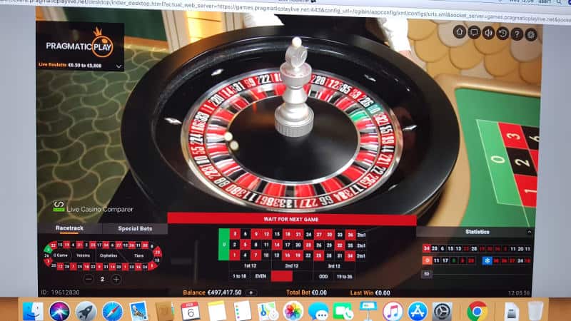 pragmatic play live roulette