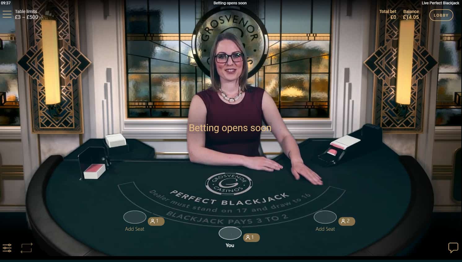 netent perfect blackjack dealer