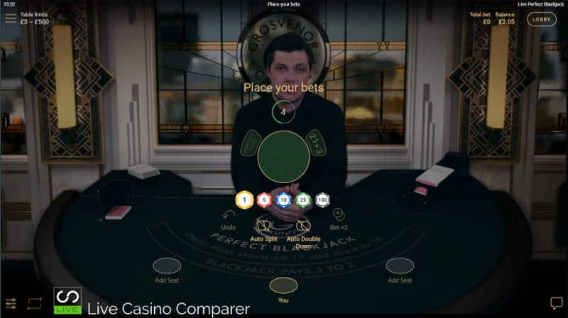 perfect blackjack betting