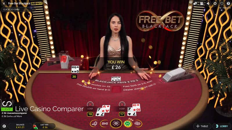 winning at freebet blackjack