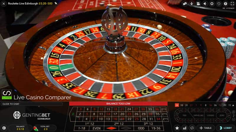 genting edinburgh roulette