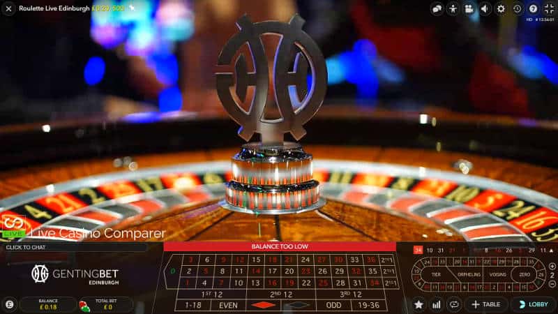 genting live edinburgh roulette