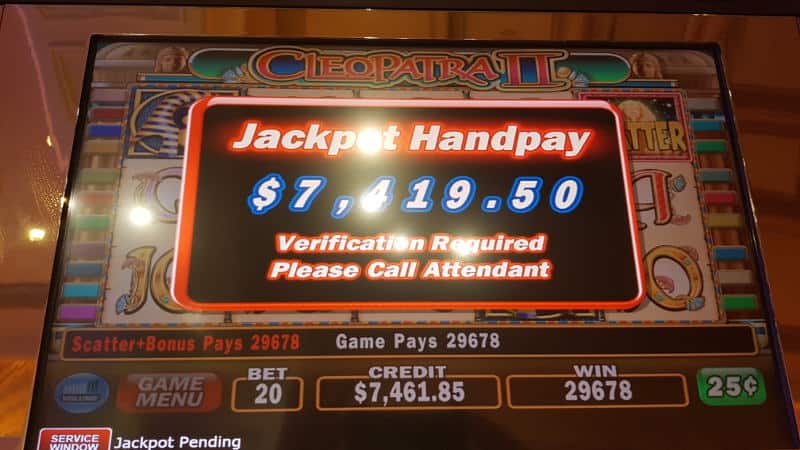 slot win potential on cleopatra 2