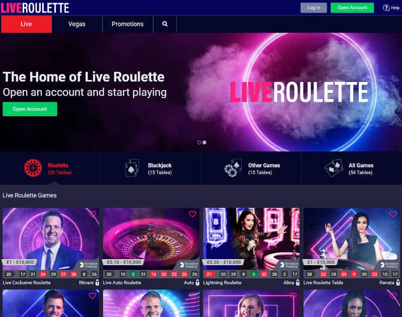 liveroulette casino review