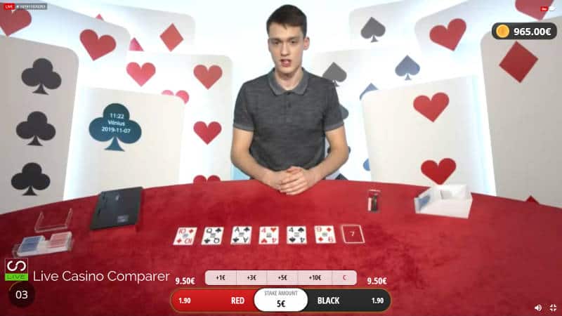 betgames speedy 7 with male live dealer