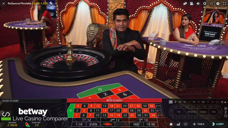 betway bollywood roulette