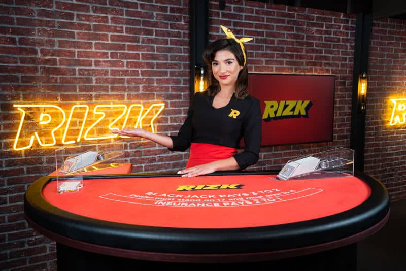 rizk live casino dedicated Blackjack table