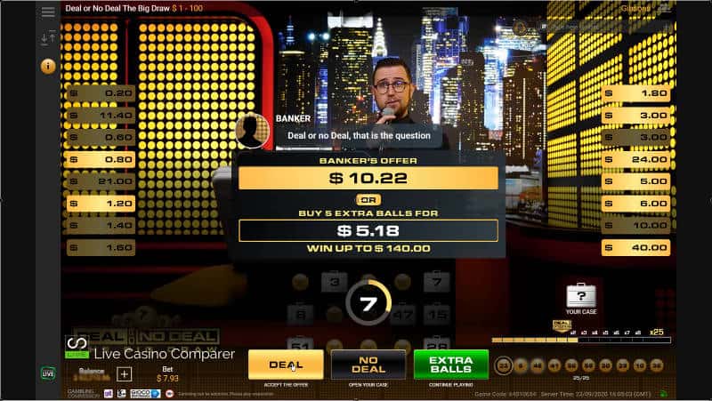 Play Deal or No Deal Live Online