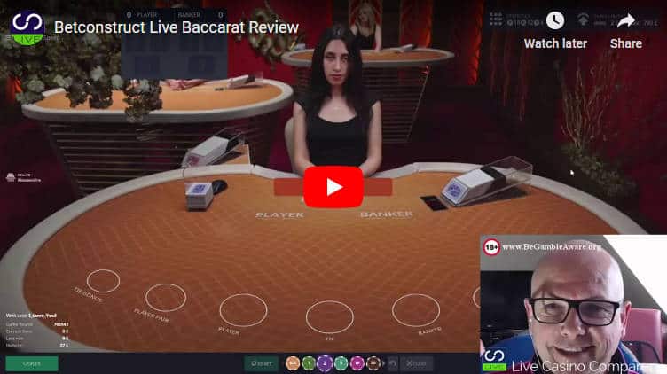 betconstruct live baccarat video