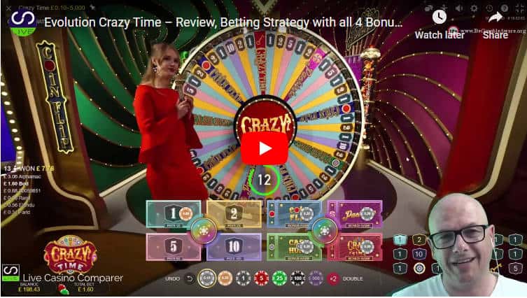 It's That Time Again – Crazy Time Game Show at 888casino