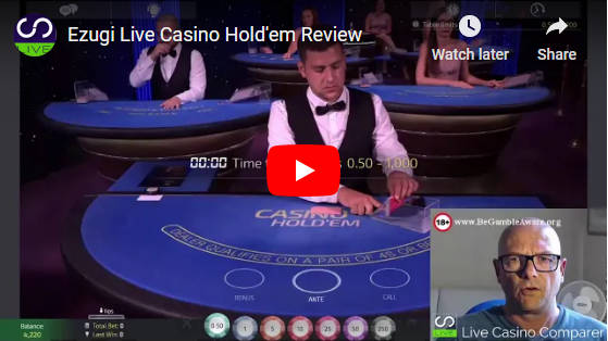 ezugi casino holdem video