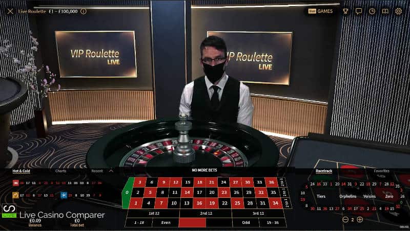 NetEnt VIP Live Roulette