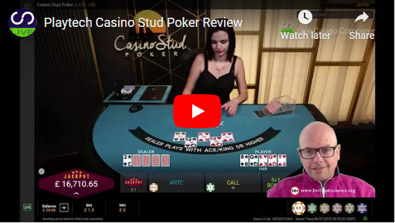 playtech casino stud poker video