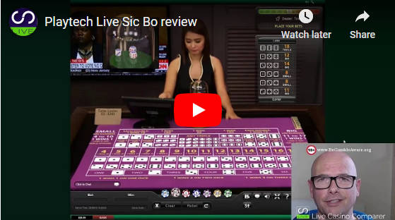 playtech live sic bo video review