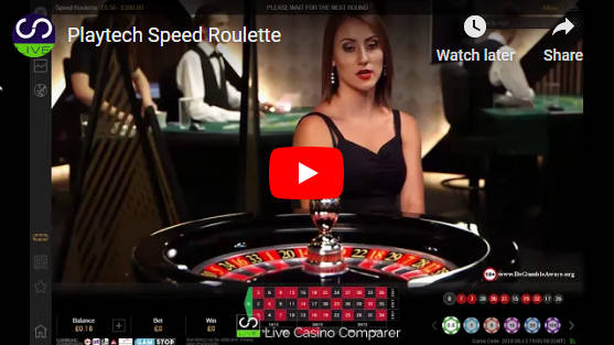 playtech speed roulette video review