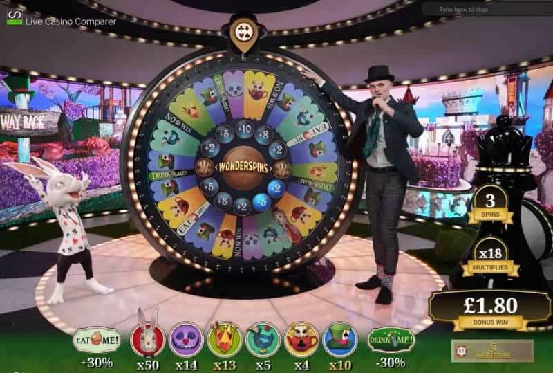 wonderspins bonus round