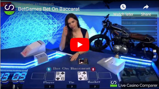 betgames bet on baccarat video