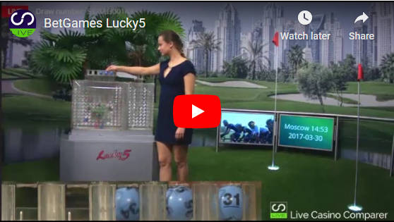 betgames lucky5 video