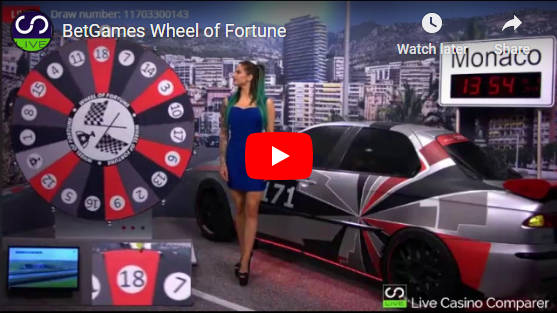 betgames wheel of fortune video