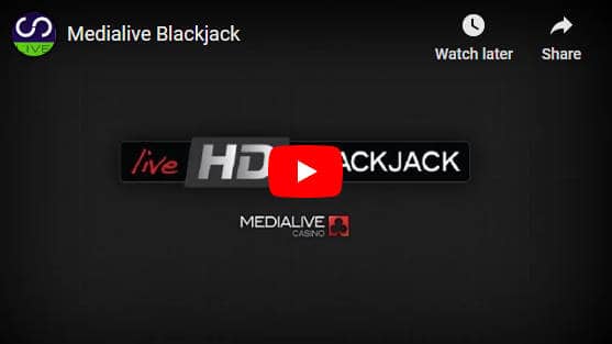 Liveg24 blackjack video