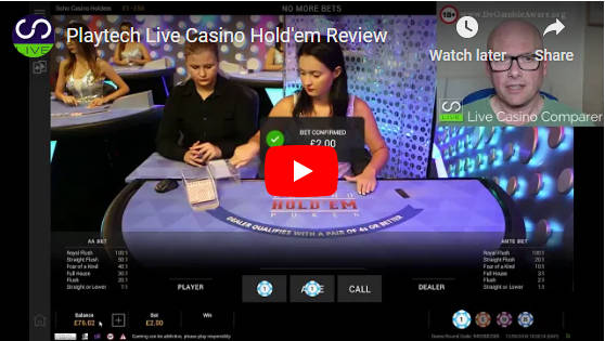 playtech casino holdem video
