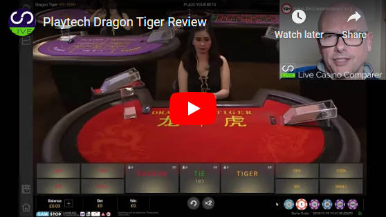 playtech dragon tiger video