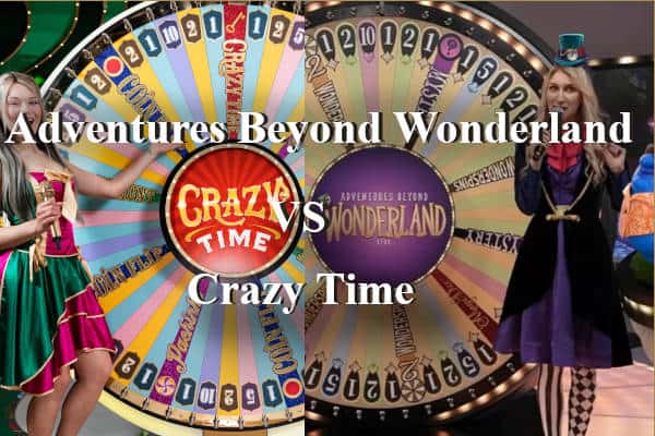 adventures beyond wonderland vs crazy time
