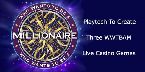 playtech to create 3 wwtbam live games