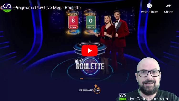 video review of pragmatic play live mega roulette