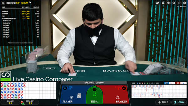 pa evolution baccarat