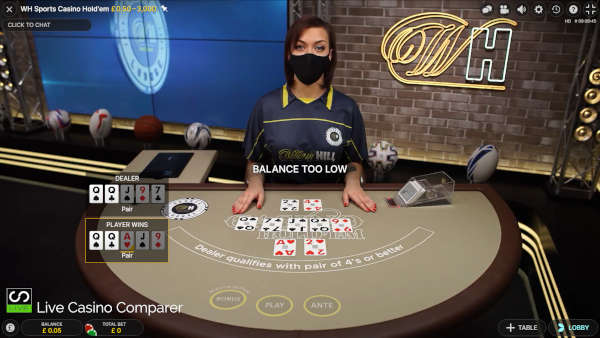 william hill casino hold'em