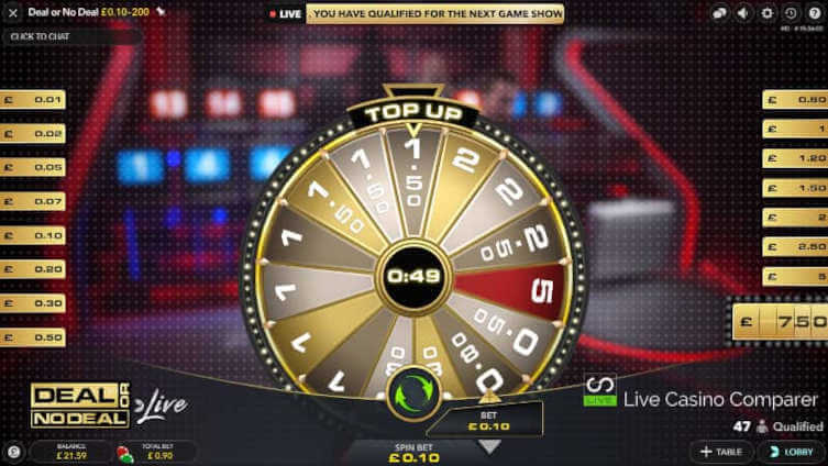 Play Deal or No Deal Live, Online Games