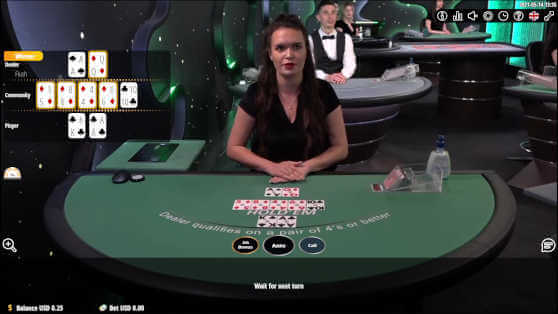 vivo live casino holdem