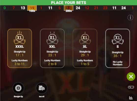 xl roulette options