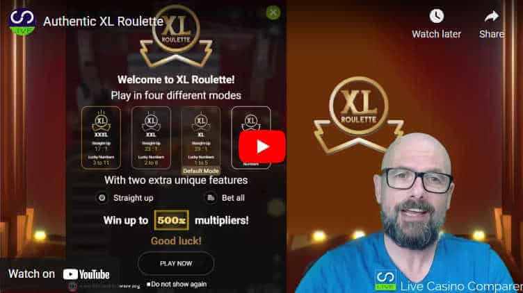 xl roulette video review